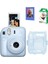 Sd Instax Mini 12 Fotoğraf MAKINESI-10LU Film-Simli Pleksi Kılıf ve Mıknatıslı Çerçeve Seti 2 Mavi 1