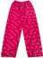 Kadın Polar Pijama Altı Termal Özellikli Pembe Puantiye Desenli Ev Giyim Cepsiz - Mdn4697-1830 2