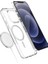 Apple iPhone 13 Pro Max Kılıf Kamera Çıkıntılı Magsafe Wireless Şarj Destekli Sert Şeffaf Kapak 3