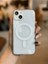 Apple iPhone 14 Uyumlu Kılıf Kamera Çıkıntılı Magsafe Wireless Şarj Destekli Esnek Kapak 3