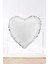 Saten Beyaz Kalp Folyo Balon 18INÇ 45CM Saten Beyaz Balon 1