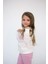 Kız Çocuk 2-6 Yaş Doğal Pamuklu Barbie Baskılı Bisiklet Yaka Uzun Kol Sweat Takım 4
