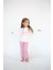 Kız Çocuk 2-6 Yaş Doğal Pamuklu Barbie Baskılı Bisiklet Yaka Uzun Kol Sweat Takım 1