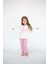 Kız Çocuk 2-6 Yaş Doğal Pamuklu Barbie Baskılı Bisiklet Yaka Uzun Kol Sweat Takım 2