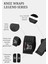 Fitness Sporcu Bilekliği Wrist Wraps + Ağırlık Kaldırma Kayışı Lifting Straps Turuncu + Antrenman Dizliği Knee Wraps Legend 3'lü Paket 2