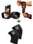 Fitness Sporcu Bilekliği Wrist Wraps + Ağırlık Kaldırma Kayışı 8 Loop Lifting Straps Turuncu + Antrenman Dizliği Knee Wraps Legend 3'lü Paket 1