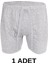 1 Adet Erkek % 100 Pamuk Arjantin Penye Boxer Gri (65 KILO-115 Kilo) 1