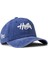 Baseball Hustle Unisex Vintage Mavi Şapka 1