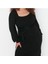 Yeni Fit Casual Günlük Fitilli Triko Kare Yaka Uzun Kol Bodycone Midi Boy Büyük Beden Elbise 4