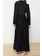 Yeni Regular Casual Günlük Scuba Krep Örme Bisiklet Yaka Uzun Kol Basic Maxi Boy Elbise 5