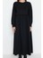 Yeni Regular Casual Günlük 2 Iplik Örme Bisiklet Yaka Uzun Kol Basic Maxi Boy Tesettür Elbise 1