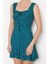 Yeni Regular Casual Günlük Polyester Kaşkorse Örme Kare Yaka Kolsuz Kol A-Line Mini Boy Elbise 1