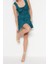 Yeni Regular Casual Günlük Polyester Kaşkorse Örme Kare Yaka Kolsuz Kol A-Line Mini Boy Elbise 3