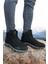 Soğuk Geçirmez Unisex Uzun Outdoor Trekking Bot Ayakkabı SİYAH - FÜME 2