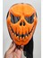 Korkunç Balkabağı Halloween Maske Arkası Tüllü Cadılar Bayramı Maskesi 1