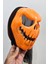 Korkunç Balkabağı Halloween Maske Arkası Tüllü Cadılar Bayramı Maskesi 3