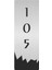 Metal Departman Kapı Isimliği Yönlendirme Levhası 105 (Dikey) 7X20 cm Gümüş Renk 1