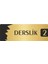 Metal Departman Kapı Isimliği Yönlendirme Levhası Derslik (2) 10X20 cm Altın Renk 1