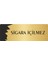 Metal Departman Kapı Isimliği Yönlendirme Levhası Sigara Içilmez 10X20 cm Altın Renk 1