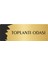 Metal Departman Kapı Isimliği Yönlendirme Levhası Toplantı Odası 10X20 cm Altın Renk 1