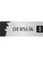 Metal Departman Kapı Isimliği Yönlendirme Levhası Derslik (1) 5X20 cm Gümüş Renk 1