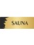 Metal Departman Kapı Isimliği Yönlendirme Levhası Sauna 7X20 cm Altın Renk 1