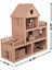 Barbie Bebek Evi 15 Parça Toksik Olmayan MDF Malzemeden Üretildi 4