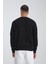 Japan Wave Erkek Yuvarlak Yakalı Nakışlı Sweatshirt 5
