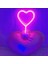Kalp Tasarımlı Işıklı Neon LED Lamba 3