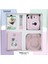 10 - 15 Mp Instax Mini 12 Pembe Fotoğraf Makinesi 10'lu Film Simli Pleksi Kılıf Pvc Albüm ve Kıskaç 2