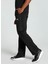 Siyah Erkek Normal Bel Dar Kalıp Eşofman Altı 52574201 Foundations Tapered Pant 2