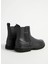 Deri Siyah Erkek Bot Eva Mıd Chelsea Boot Lth 3