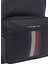 Tommy Hilfiger Lacivert 28X45X16 cm Erkek Sırt Çantası Th Foundatıon Pque Backpack 4