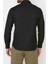 Erkek Moda Uzun Kol Dokuma Siyah Erkek Slim Fit Basic Oxford Klasik Kolay Ütülenebilir Gömlek 5