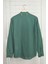 Erkek Moda Uzun Kol Dokuma Koyu Yeşil Slim Fit Basic Hakim Yaka Apoletli Pamuklu Gömlek 3