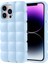 iPhone 14 Pro Max Kılıf Kabarcık Tasarımlı Esnek Parlak Dom Dom Silikon Kapak 1