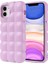 iPhone 11 Kılıf Kabarcık Tasarımlı Esnek Parlak Dom Dom Silikon Kapak 1
