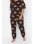 Büyük Beden Kadın Pamuklu Bisiklet Yaka Kısa Kol Ayıcık Desenli Örme Pijama Takımı 2