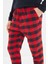 Erkek Pamuklu Bisiklet Yaka Uzun Kol Ekose Pijama Takımı 5