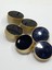 Kaban Kürk Manto Düğmesi / Italyan Düğme 6 Lı Set / Mat Gold Siyah 2,7 cm /M009 5