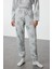 Kadın Pamuklu Bisiklet Yaka Uzun Kol Pamuklu Hayvan Desenli Örme Pijama Takımı 3