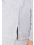 Büyük Beden Kadın Polyester Bisiklet Yaka Uzun Kol Paçaları Yırtmaçlı Örme Pijama Takımı 3