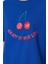 Kadın Bisiklet Yaka Kısa Kol Pamuklu Kiraz Baskılı T-Shirt-Pantolon Örme Pijama Takımı 5