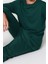 Erkek Polyester Bisiklet Yaka Uzun Kol Regular Fit Örme Pijama Takımı 4