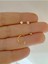Arescollection 316L Cerrahi Çelik Iki Ucu Zirkon Taşlı Gold Renk Burun Piercingi 3