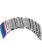 M Performance Beyaz Kalıcı Lastik Yazısı M Power Sticker 4 Kit 2