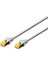 CAT 6A S-FTP Patch Kablosu, LSZH, Cu, AWG 26/7, 7 metre, gri renk Digitus CAT 6A S-FTP patch cord, Cu, LSZH AWG 26/7, length 7 m, color grey 1