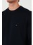 Pamuklu Logolu Regular Fit Bisiklet Yaka Sweat Erkek Sweat Mw0Mw37237 Dw5 4