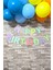 Happy Birthday Banner Makaron Renkler Doğum Günü Süsü 1