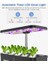 Hidroponik Yetiştirme Sistemi 12 Bakla, 36W Tam Spektrum LED Yetiştirme Işığı 4